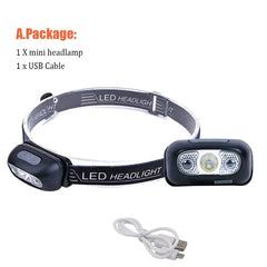 Mini Rechargeable Headlamp