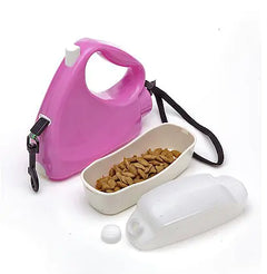 4-in-1 Retractable Pet Leash with Water Bottle and Bowl
